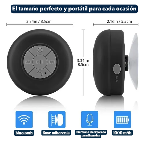 Parlante Bluetooth Para Ducha ( Aquabeat )